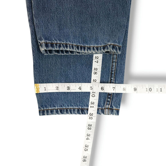 Levi’s 560 Comfort-Fit Taper Jean W34 L32 Dark Stonewash Loose Baggy Y2K Vintage - Picture 9 of 10